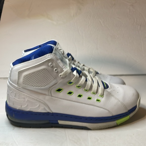 Air Jordan white ghost green with blue size 11 - Picture 2 of 6